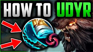 HOW TO AD UDYR amp CARRY for Beginners Best BuildRunes  AD Udyr Guide League of Legends [upl. by Etteiram]