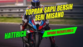 Toprak cetak Hattrick di Misano Italia  World Superbike 2024 [upl. by Blackman]