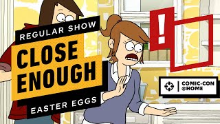 JG Quintel Breaks Down the Regular Show Easter Eggs in Close Enough  Comic Con 2020 [upl. by Suedama649]