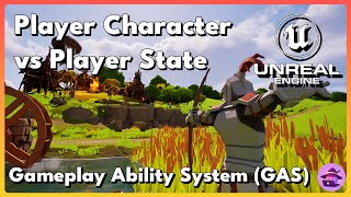 Gameplay Ability System Player Character vs Player State [upl. by Aznerol]