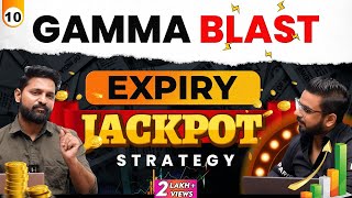 Gamma Blast Expiry Jackpot Strategy  Option Buying in Stock Market [upl. by Ahsieker]