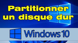 Comment partitionner un disque dur Windows 10 [upl. by Yorke]