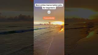 Best online transcription jobs for beginnersTranscribeMe shorts transcription jobs transcribe [upl. by Ellicul316]