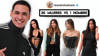 20 CHICAS VS 1 HOMBRE  LEANDRO LOAIZA [upl. by Llevaj]