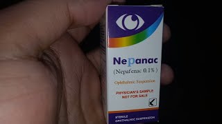 Nepanac Eye Drop uses  side effects and indications [upl. by Ellenrahc]