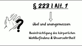 JurClip Einfache Körperverletzung [upl. by Nilkcaj]