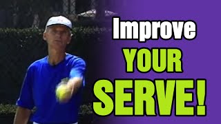 Tennis Serve  Learn To Throw Better To Improve Your Serve [upl. by Eissel163]