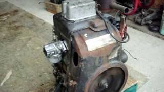 IT RUNS Extremely Rare Single Cylinder 18 HP KOHLER K361 Engine Motor [upl. by Leola]