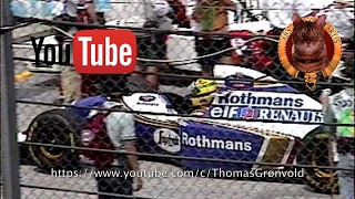 F1 Imola San Marino Sunday May 1 1994 Race day full videoAyrton Senna [upl. by Ilah]