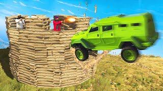 TOWER DEFENSE RPGs vs INSURGENTS MINIGAME GTA 5 Funny Moments [upl. by Winsor436]