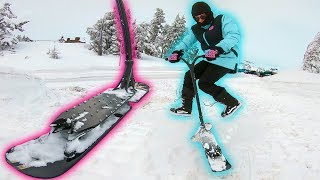 TESTING SNOW SCOOTER FOR FIRST TIME [upl. by Stoffel962]