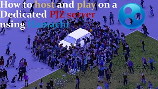 How to setup a dedicated Project Zomboid server and use Hamachi to play with your friends 2023 [upl. by Aital886]