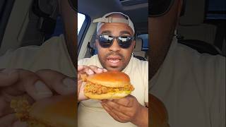 Is this Popeyes Best Sandwich yet Trying Popeyes New Ghostpepper Chicken sandwich shorts [upl. by Larkin379]