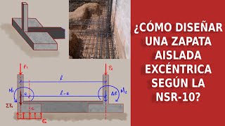 DISEÑO COMPLETO DE UNA ZAPATA EXCÉNTRICA DE CONCRETO REFORZADO SEGÚN LA NSR10 GUÍA PASO A PASO [upl. by Irim]