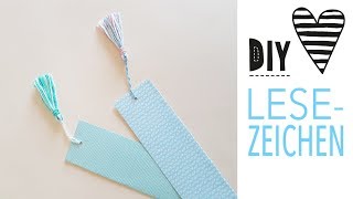 DIY Lesezeichen mit Quaste selber machen [upl. by Florida]