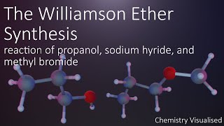 The Williamson Ether Synthesis  Chemical reactions animation [upl. by Georgy]