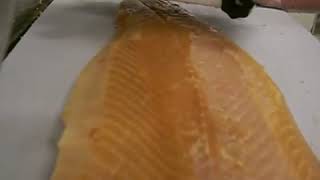 FTC Automatic Pin Bone Remover for Smoked Salmon [upl. by Bonnice]