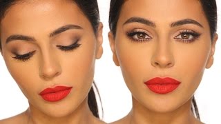 CLASSIC RED LIP MAKEUP TUTORIAL [upl. by Stanzel633]