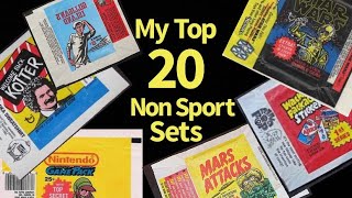 My Top 20 Non Sport Cards Sets [upl. by Caine]