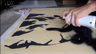 How to make a multilayered stencil [upl. by Kuth]