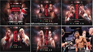 DILLIAN WHYTE vs DERECK CHISORA 2 REMATCH  FULL FIGHT CARD DETAILS [upl. by Idaline828]