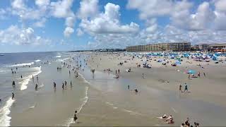 Folly Beach Walk beachlife beachvolleyball beachwalk beachday [upl. by Ettenal]