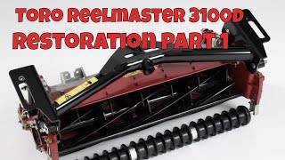 Toro REELMASTER 3100D Cutting unit restoration 1 [upl. by Kathy]