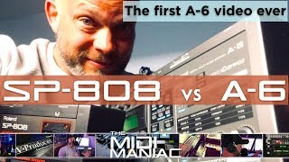 Comparison video Roland A6 vs Roland SP808 [upl. by Sinoda]