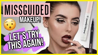 TAKE TWO Testing MISSGUIDED Makeup and ummmNOT SPON [upl. by Herwin]