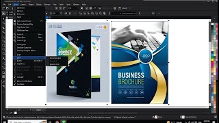 Corporate Flyer Design l colourful abstract template l CorelDRAW [upl. by Suoicul]