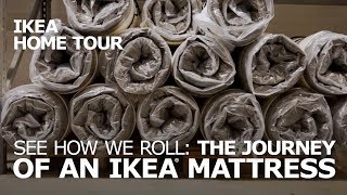 Many IKEA Mattresses Are Actually Roll Up Mattresses  IKEA Home Tour [upl. by Nollad]