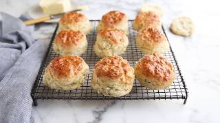 Easy lemonade scones with cheese amp herbs [upl. by Anirpas]