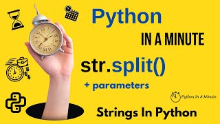 strsplitsepNone maxsplit1  Split Python Strings by Separator [upl. by Miarfe]