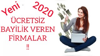 ÜCRETSİZ BAYİLİK VEREN FİRMALAR 2020 amp YENİ LİSTE amp FRANCHİSE amp YENİ İŞ FİKİRLERİ 2020 [upl. by Wylie]