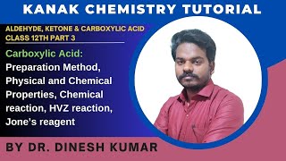 Carboxylic Acid  Part 3  12th  Preparation Methods Chemical amp Physical Properties  HVZ reaction [upl. by Chanda]