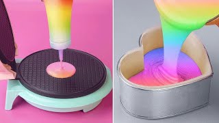 1000 Amazing Rainbow Cake Decorating Ideas  So Yummy Chocolate Cupcake Dessert and More [upl. by Rosaline979]