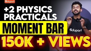 Plus Two Physics Practicals  Moment Bar  Eduport Plus Two [upl. by Britni]