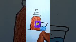 tattoo ink bottle drawing icon colour full bottle drawing shorts [upl. by Grunenwald660]