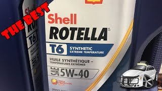 Rotella T6 5W 40 Synthetic  The Best All Around Motor Oil Vanlife [upl. by Bysshe]