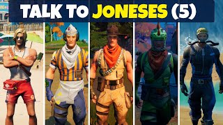 Talk to the Joneses Locations  Fortnite Raz Spire Quests [upl. by Adien]