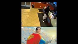 They are God in disguise starman superman notion shorts memes dccomics rescue respect real [upl. by Bouldon]