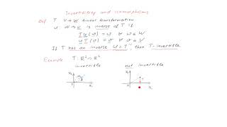 59  Invertibility and isomorphisms [upl. by Netsoj736]