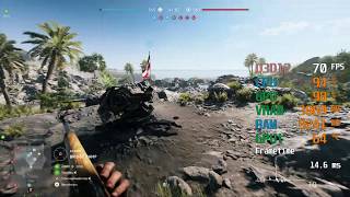 GeForce GTX 1650  Intel Core i39100F  Battlefield V BFV FPS Test Hamada [upl. by Azer]