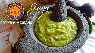 Avocado Tomatillo Green Salsa  Salsa Verde [upl. by Neisa]