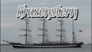 10072016  quotKruzensternquot  The Tall Ships Races Antwerp 2016 [upl. by Dorothea]