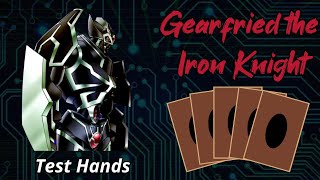 Custom Test Hands Gearfried the Iron Knight [upl. by Hpseoj]