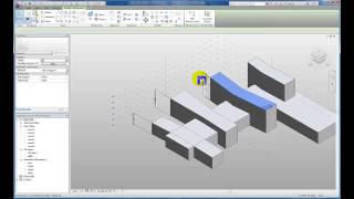 Revit Tutorials Conceptual Massing  Working With Multiple Created Forms [upl. by Seira]