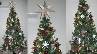 Fazendo Enfeites e Decorando a Arvore de Natal [upl. by Tahp]