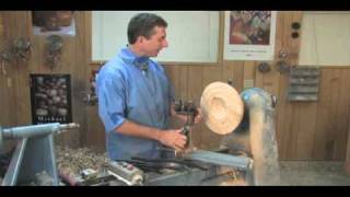 Mike Mahoney on the McNaughton Center Saver woodturning DVD preview [upl. by Marlyn902]