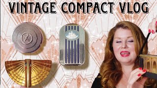 My Vintage Compact Collection  Part 1 vintagemakeup vintagecompacts [upl. by Yelnik129]